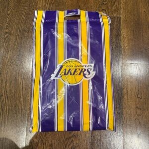 Los Angeles Lakers Striped Beach Towel Purple and Gold RARE GIVEAWAY